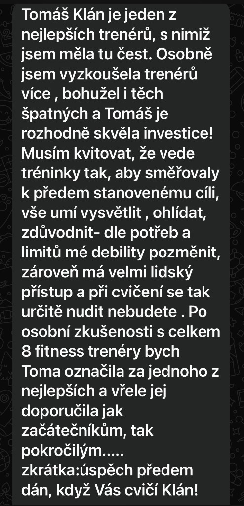 Recenze klientky Lucie Kop.